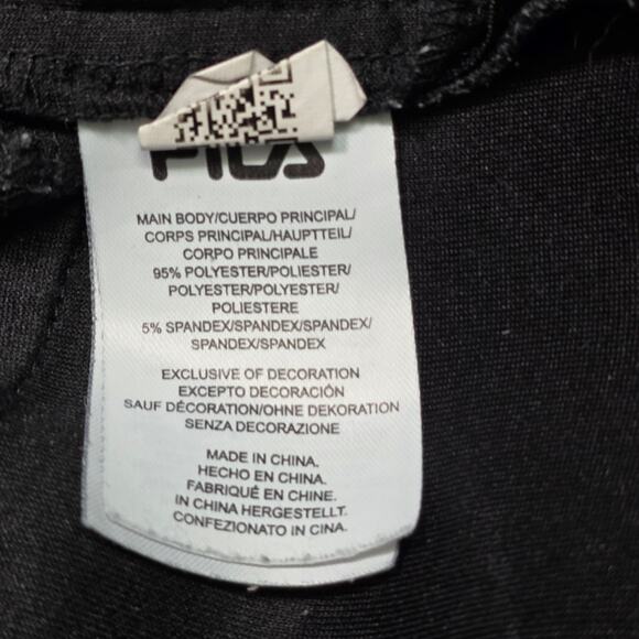 FILA Sweatpants Men M Black Athletic Stretch Jogger - Picture 6 of 7